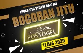 Prediksi Togel SYDNEY Jumat 11 Desember 2020