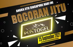 Prediksi Togel Bocoran Singapore Sabtu 25 September 2021